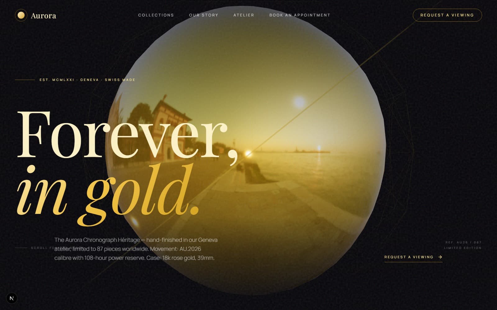 Aurora — luxury watchmaker