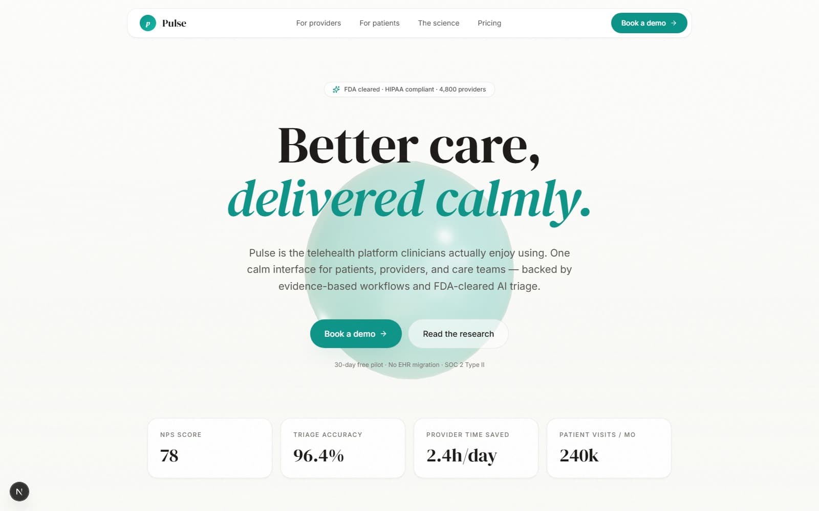 Pulse — telehealth & clinical AI